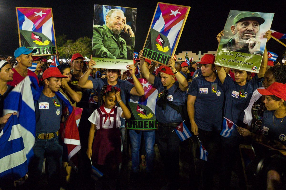 Honoring Fidel, Santiago de Cuba